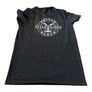 Yellowstone Dutton Ranch Gray T-Shirt Size M